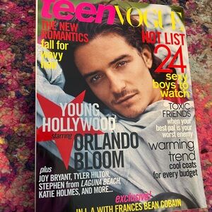 Teen Vogue Magazine Featuring Orlando Bloom - Vibrant Cover October 2005